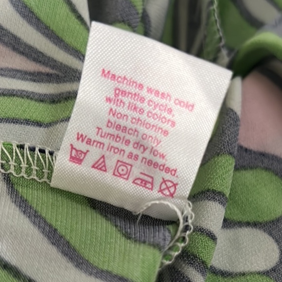 NWT Macbeth Collection by Margaret Josephs Printed Flared Pants - L - Picture 10 of 11